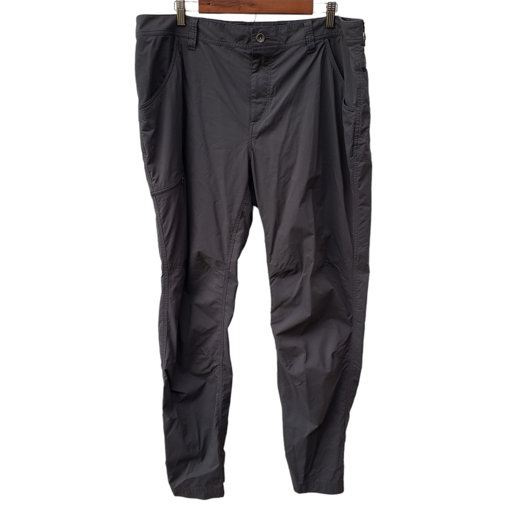 Marmot Cargo Hiking Pants Mens 40 X 32 Gray Stretch Nylon Outdoors Casual